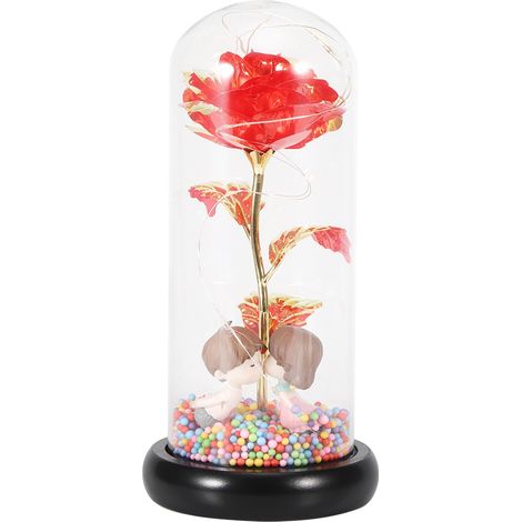 décorative rose romantique et innovante lumière LED en forme (1/4)