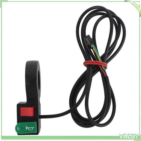 Commutateur, Commutateur de Guidon de Bouton de Klaxon et Arrière Multifonctionnel 2 en 1 pour Moto de Scooter (1/4)