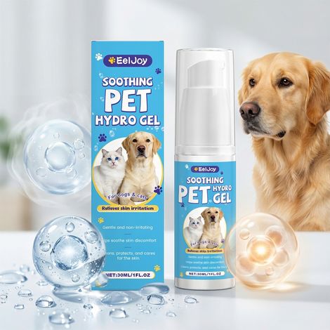 Gel de soin pour animaux de compagnie à la formule douce, légère et facilement absorbée, adapté aux chats et aux chiens, pour un usage quotidien à la maison – 30 ml (1/5)