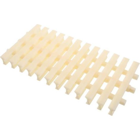 1 Tapis De Drainage,Grille Antidérapante,Plastique Jaune Clair,32x15 Cm,Soulève Courrier 2,3 Cm,Pour Boîte Aux Lettres (1/5)