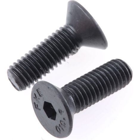 Vis à six pans creux, M5 x 16mm, tête Vis fraisée à tête creuse hexagonale, en Acier ( Prix pour Boîte de 100 )