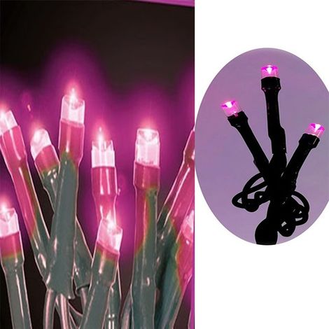 Luci per albero di natale in rosa fucsia da esterno interno catena luminosa 300 led decorazioni casa giardino negozi (1/5)