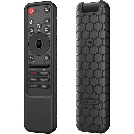 Fintie Protection Télécommande pour LG MR25GA, Coque en Silicone pour Télécommande LG Smart TV C5 B5 G5 M5 Series Remote Control 2025, Noir (1/5)