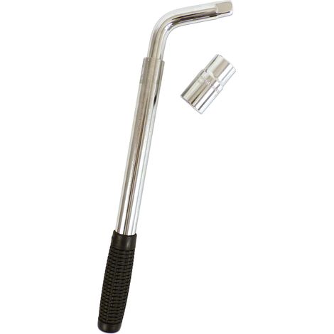 Llave de extracción de rueda telescópica de 1/2", color plata (1/5)