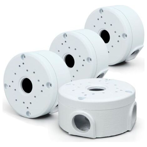 FENOPLASTICA4 Pièce Caméra Extérieure Boîte de Jonction, Support Universel de de Boîte de Jonction de Caméra de Sécurité, Boîte de Montage de Caméra de Sécurité, Compatible avec Les Caméras Dôme (1/4)