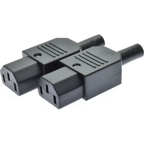 Prise de bouilloire C13 en deux parties pour alimentation électrique, appareils électroménagers, appareils électroménagers, appareils électroménagers - 7,3 2,3 2 cm (1/4)