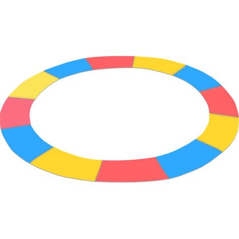 Housse de protection pour ressorts de trampoline 305 cm Tricolore