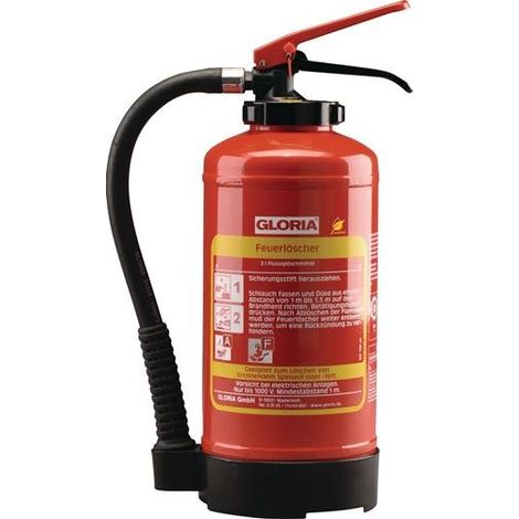 Extincteur pour feux de graisse FA 3 EASY 3l rechargeable classe 8 A 75 F avec paroi GLORIA