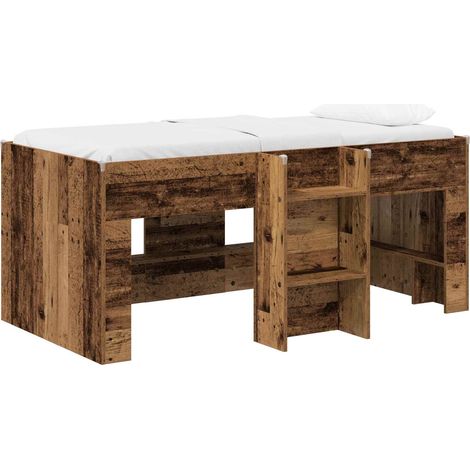 Maison Exclusive - Hochbett für Kinder 2 pcs Altholz 163 x 101,1