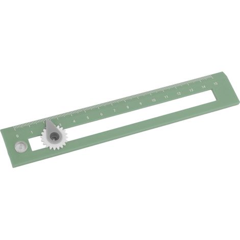 Hochpräziser 2-in-1-Zirkel und Lineal für Schüler, ein Lernwerkzeug zum Zeichnen und Skizzieren (grün) (1/5)