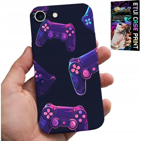 Coque pour iPhone 7/8/SE2 - Coque pour gamers, motifs gaming + verre trempé (1/5)
