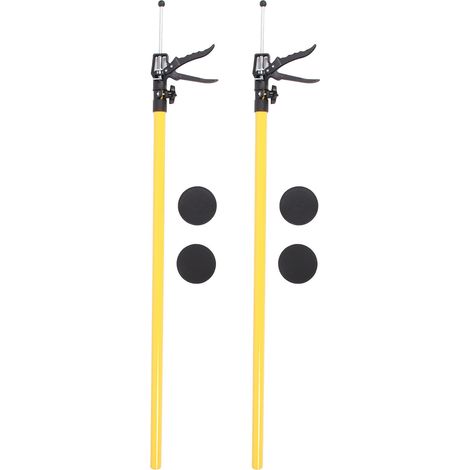 2 ensembles de tiges de Support d'armoire 115-290cm, poteau de charge extensible de 40kg pour l'installation d'une armoire et d'un placard (1/5)