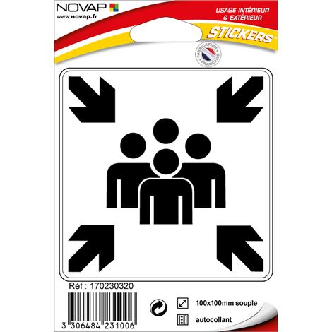 Stickers adhésif - Point de rassemblement - 4231006