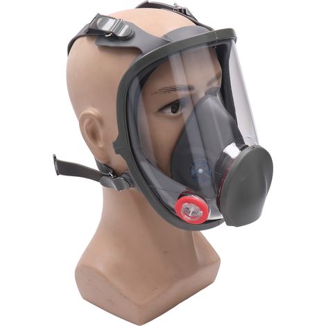 Masque respiratoire intégral réutilisable, confortable et protecteur en silicone pour le travail du bois (1/5)