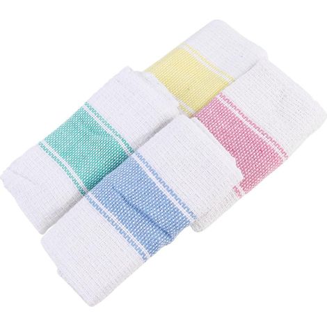 de 8 torchons en coton à tissage gaufré absorbants et idéaux