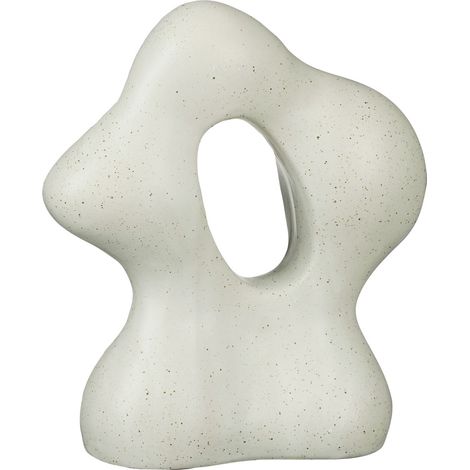 Mica Dekorationsfigur weiß Keramik 25 cm Skulptur