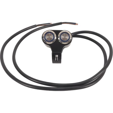 Interrupteur universel pour guidon de moto 7/8" (22 mm) - Pour frein, antibrouillard, phare et clignotant (1/5)