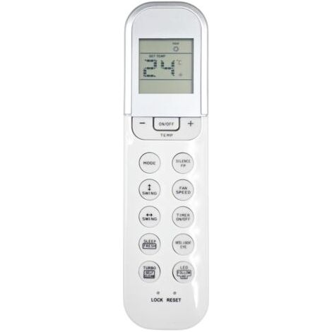 Télécommande de climatiseur compatible avec la télécommande de climatiseur-Midea Rg36f /bgef Rg36f2 /bgef Rg36f4 /bgef (1/4)