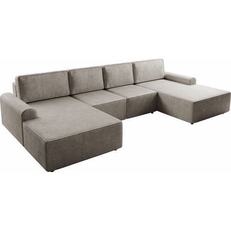 Sofá rinconero Stonecrest 106, Sierra 748, Función de descanso, Almacenaje, 338x168x85cm, 0