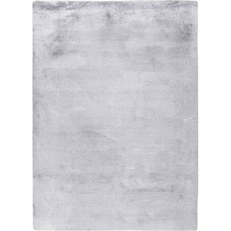 Tapis à Poils Longs Uni "Saika" Anthracite & Blanc 160 x 230 cm (1/5)