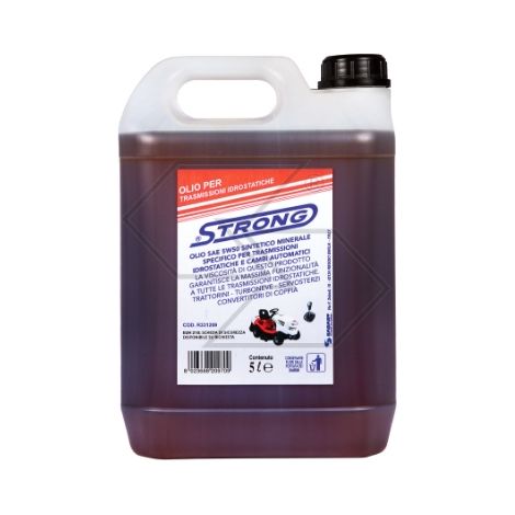 Olio sintetico minerale SAE 5W50 STRONG per trasmissioni idrostatiche 5 litri