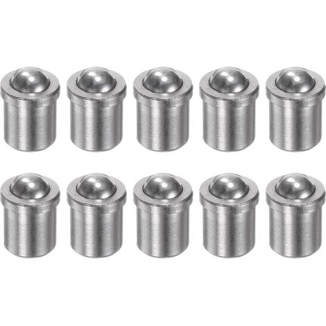 10 pezzi 4x5mm 304 Pistoni a molla a sfera in acciaio inossidabile Pistoni a molla a sfera di posizionamento di precisione Serratura per porte di armadi Dispositivi meccanici Serre (1/5)