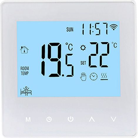TUYA Smart Temperature Controller App Breclement White 3A BUILDING SKILL WIFI CONTROL CONSTRUCTION (1/5)