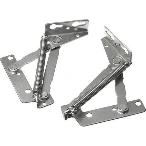 80-degree scissor hinge, heavy-duty spring-loaded scissor hinge for flip-up doors, 90-degree cabinet door hinge (1/5)