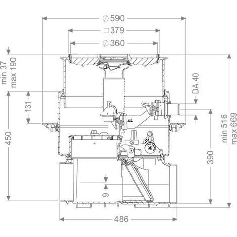 KESSEL 21000X-RBK kit de gros œuvre