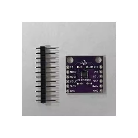 Capteur Hall 3D numérique MLX90393 : déplacement, angle, rotation, position 3D (I2C/SPI) (1/2)