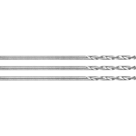 Punte da trapano in acciaio rapido HSS per metallo, DIN 338, 1 mm, 3 pezzi. (1/5)