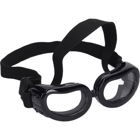Lunettes de protection UV pour chien, avec bandoulière réglable, coupe-vent et monture souple. Lunettes transparentes pour chat. (1/5)