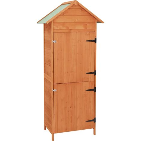 Garden Storage Cabinet Brown 42.5x64x190 cm vidaXL (1/5)