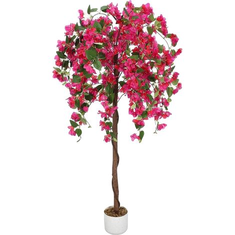 Bougainvillier en pot artificiel, design réaliste, résistance toutes saisons, 150cm (1/2)