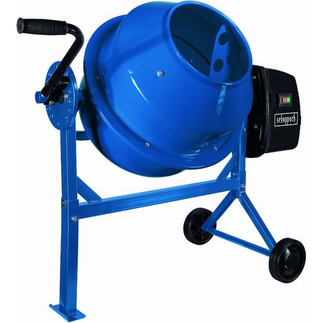 Betoniera elettrica 65 lt 220w Scheppach mix65 impastatrice miscelatore cemento