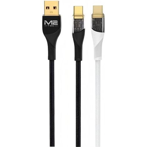 Câble USB-A vers Type-C M2 TEC, 3,4 A, 1,5 m, Tejido USB (1/2)