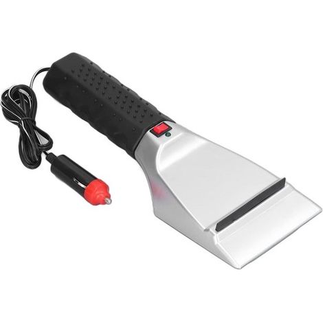 Allecto Plus - Pala da neve automatica riscaldata da 12V 18W con raschietto per il ghiaccio per auto, camion e SUV (1/5)