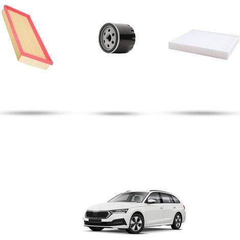 Kit tagliando 3 filtri compatibile con Skoda Octavia IV 1.5 TSI 110kw Dal 2020 (1/4)