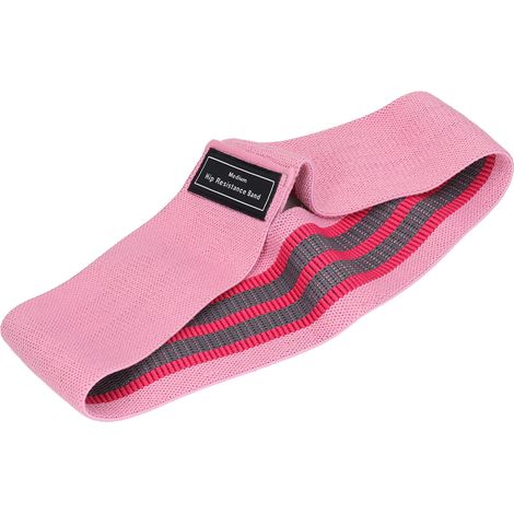 Bandes de Résistance Rose pour Exercices de Jambes - Cuisses et Mollets - Antidérapantes et Confortables pour Débutants (1/5)