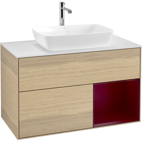 Villeroy & Boch F781HBPC Meuble sous-lavabo Finion F78 (1/2)