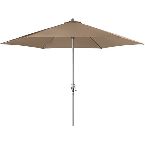 Doppler Sonnenschirm / Kurbelschirm "Active Auto Tilt 320", Ø 320 cm, greige, Bezug aus 100% Polyester, Gestell aus Aluminium, 6,9 kg Sonnenschirm / Kurbelschirm "Active Auto Tilt 320", greige, Ø 320 
