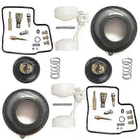 Kit de réparation de carburateur pour Honda XRV750 RD04 Africa Twin, comprenant piston, membrane et flotteur.