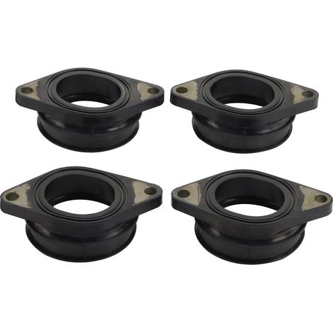 Intake manifold throttle body rubber connector for Yamaha YZF-R6 YZF600 (2006–2017) – Original part number: 2C0-13586 2C0-13596--DTEKGAZ (1/5)