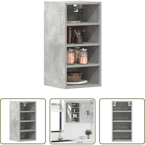 Küchenregal - Hängeschrank Riga Betongrau 30x29,5x60 cm Holzwerkstoff (1/5)