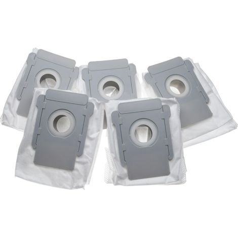 5x Staubsaugerbeutel kompatibel mit iRobot Roomba i7, i7+, i7 Plus Staubsauger - Mikrovlies, 15,2cm x 12.6cm, Weiß (1/4)