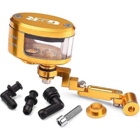 Réservoir d'huile de frein et d'embrayage avec support pour moto Suzuki GSR600/GSR750 (modèles 600 et 750) - Support doré (1/5)