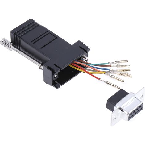 Adaptateur Sub-D 9 Femelle vers RJ45 Femelle RS PRO ( Prix pour 1 )