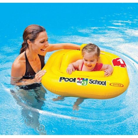 Intex Pool School Deluxe Gonfiabile per Bambini giallo 79 x 79 cm