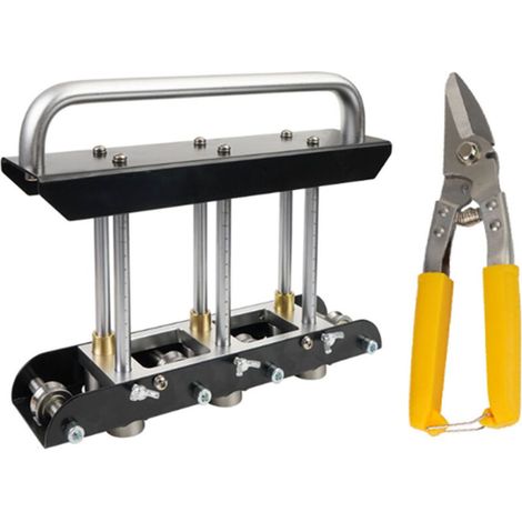 3-station sheet metal bender, high-precision roofing bending tool for producing 1/2 to 5-inch bends (1/5)
