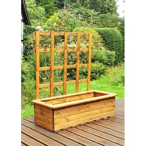 Multi Pack of 3 - Extra Large Kensington Planter - Wood - L49.5 x W109 x H72 cm - Fully Assembled